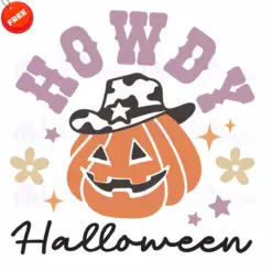 Pumpkin-Howdy-Halloween-Free-SVG-Design