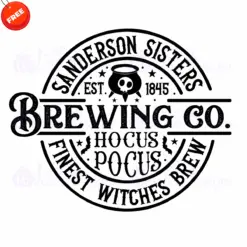 Sanderson-Sisters-SVG-Brewing-Co-Free-Deigns