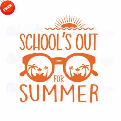 Schools-Out-For-Summer-Free-SVG-Design