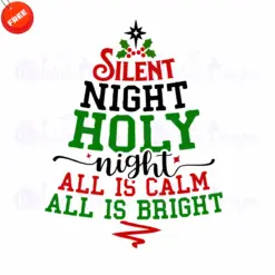 Silent-Night-Holy-Night-All-Is-Calm-All-Is-Bright-Free-SVG-Design