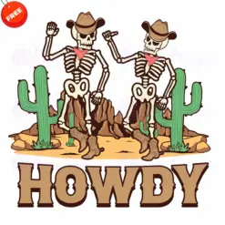 Skeleton-Howdy-Free-SVG-Design