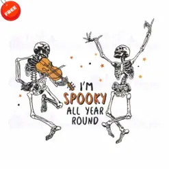 Skeleton-Im-Spooky-All-Year-Round-PNG-Free-Design