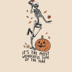 Skeleton-Its-The-Most-Wonderful-Time-Of-The-Year-PNG-Free