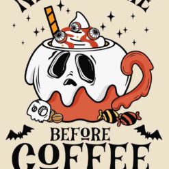 Skull-And-Bat-Nightmare-Before-Coffee-Free-SVG-Design