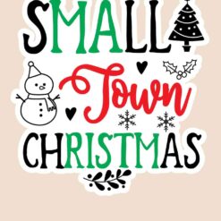Small-Town-Christmas-Free-SVG-Design