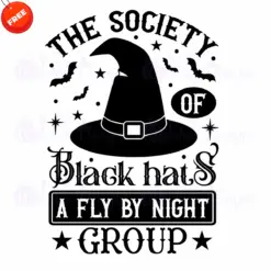The-Society-Of-Black-Hats-Free-SVG-Deigns