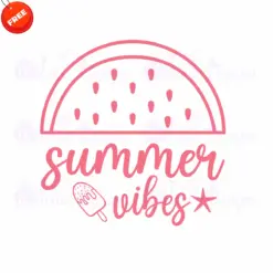 Watermelon-Summer-Vibes-Free-SVG-Design