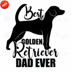 Best-Golden-Retriever-Dad-Ever-Free-SVG-Design