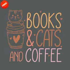 Cat-Books-And-Cats-Coffee-Free-SVG-Design