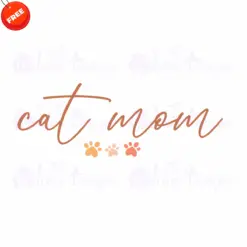Cat-Mom-Free-SVG-Design