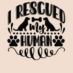 Dog-I-Rescued-My-Human-Free-SVG-Design