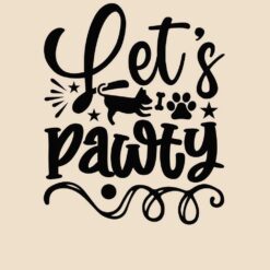Dog-Lets-Pawty-Free-SVG-Design