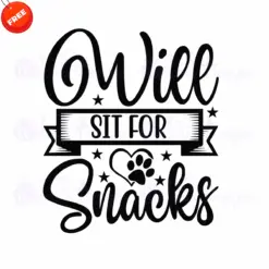 Dog-Will-Sit-For-Snacks-Free-SVG-Design