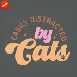 Easily-Distracted-By-Cats-Free-SVG-Design