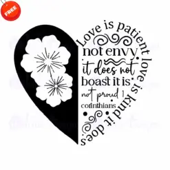 Heart-And-Flower-Love-Is-Patient-Love-Is-Kind-It-Does-Not-Envy-It-Free-SVG-Design