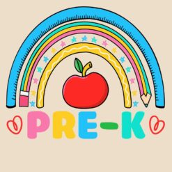 Pencil-And-Apple-Pre-K-Free-SVG-Design