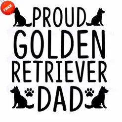Proud-Golden-Retriever-Dad-Free-SVG-Design