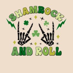 Shamrock-And-Roll-Free-SVG-Design