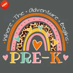 Where-The-Adventure-Begins-Pre-K-Free-SVG-Design