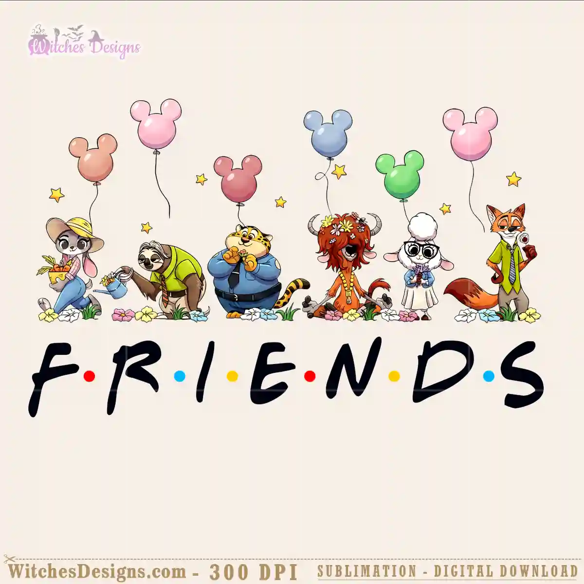 Download Disney Zootopia 2 Friends PNG for Cricut and more