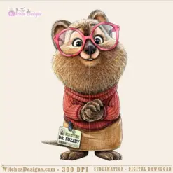 Dr Fuzzby Zootopia PNG design for Cricut and Silhouette