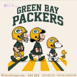 Green Bay Packers Snoopy PNG digital download for Cricut and print
