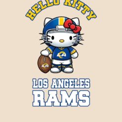 Hello Kitty Los Angeles Rams PNG for crafts and gifts