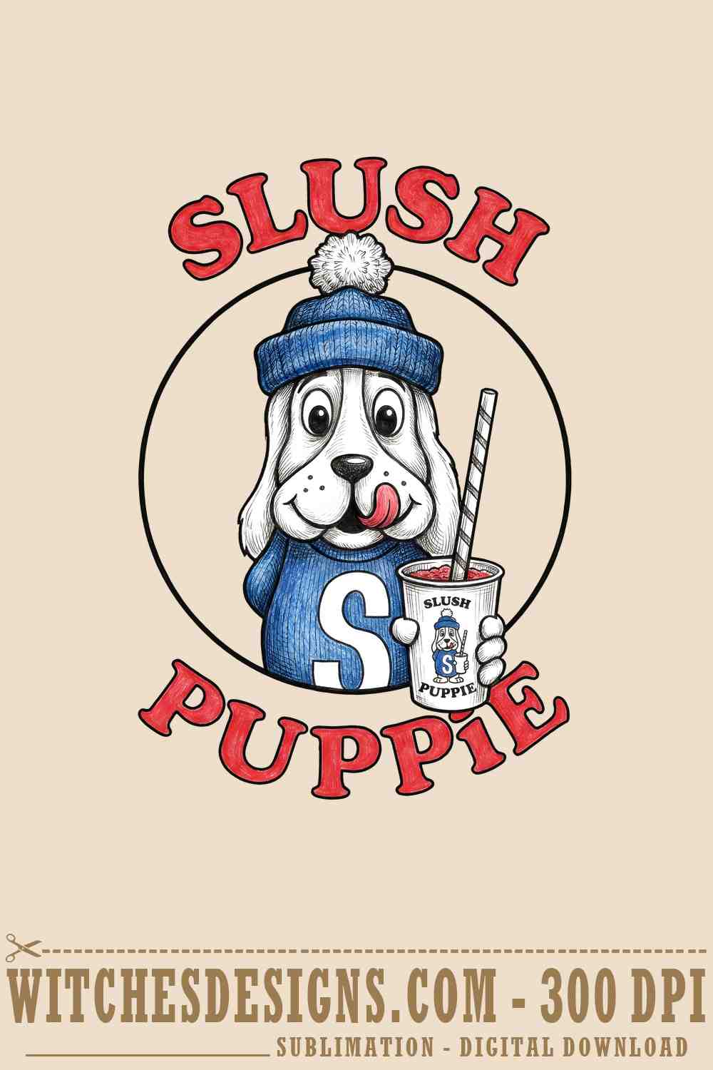 High-resolution Slush Puppie PNG download for Cricut and Silhouette projects