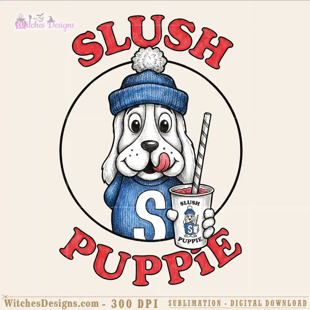 High-resolution Slush Puppie PNG download for Cricut and Silhouette projects