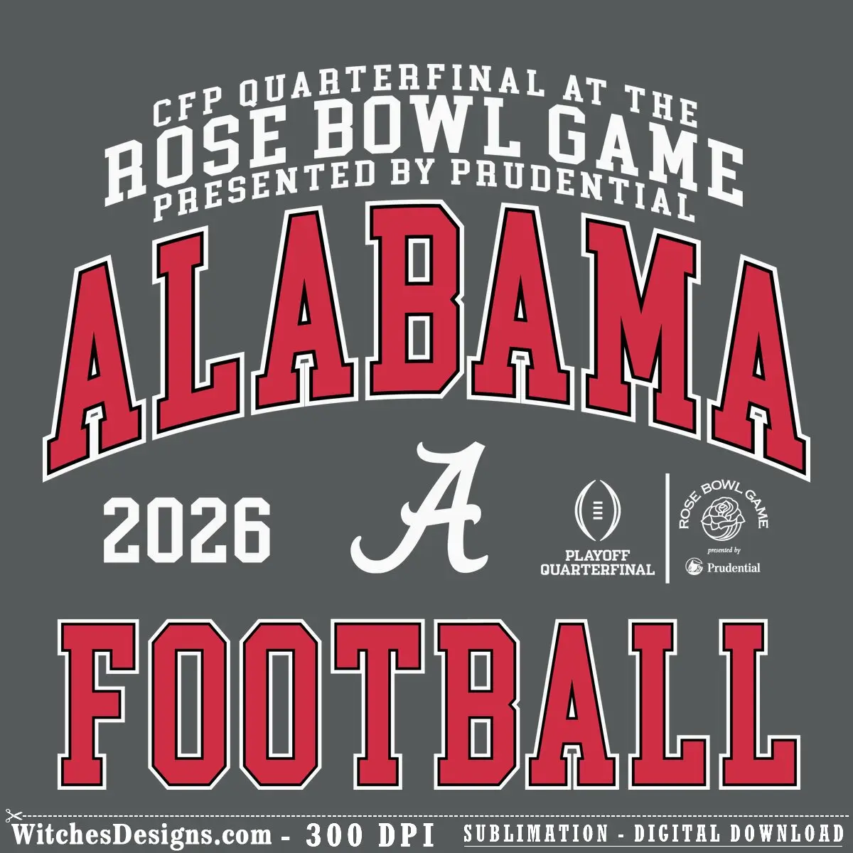Alabama football svg design showing arched Crimson Tide wordmark in bold red and black, ready for vinyl cutting and sublimation.