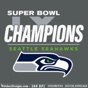 Seattle Seahawks svg design featuring a bold navy eagle head profile with white outline, bright green eye, and gray accent band.