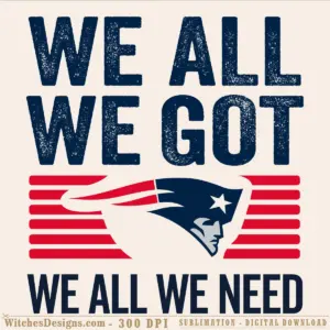 New England Patriots svg design featuring distressed grunge text, team logo with star, and red horizontal stripes on navy background.